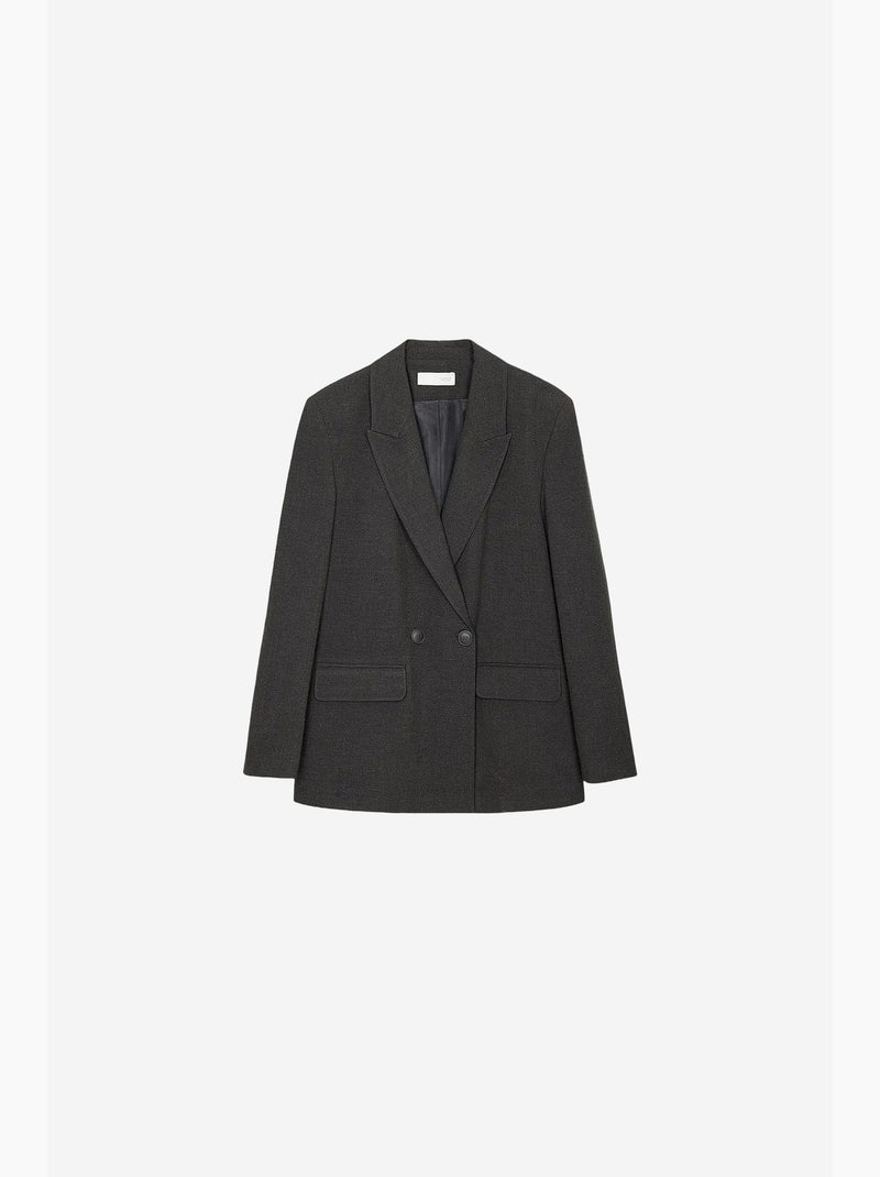 Blazer dilvin Gris Noir - Kiabi