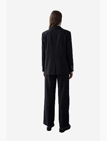 Blazer en coton et lin avec fermeture boutonnée my fashion
