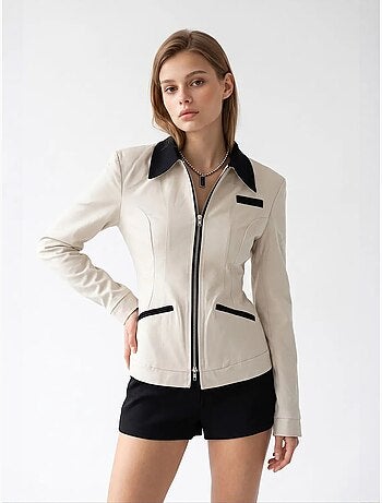 Blazer en coton mixray