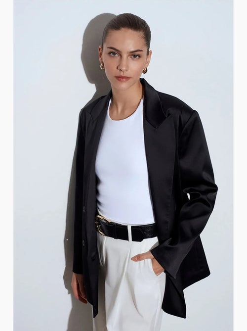 Blazer en crêpe dilvin - Kiabi Blazer en crêpe dilvin - Kiabi