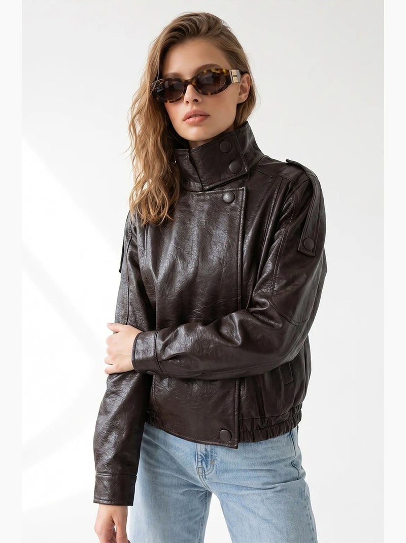 Blazer femme ajusté mixray Marron chocolat - Kiabi