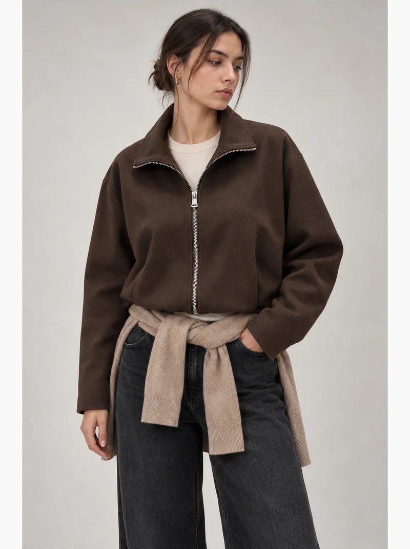 Blazer femme ajusté mixray Marron - Kiabi