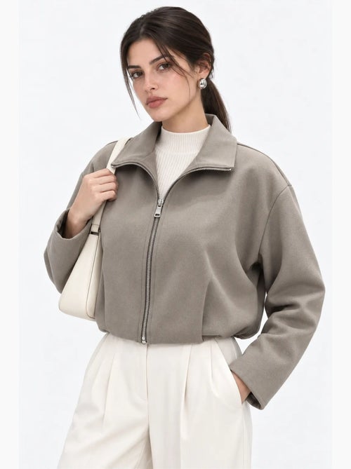 Blazer femme ajusté mixray - Kiabi Blazer femme ajusté mixray - Kiabi