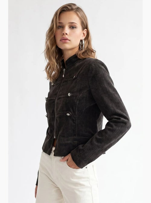 Blazer femme cintré mixray - Kiabi Blazer femme cintré mixray - Kiabi