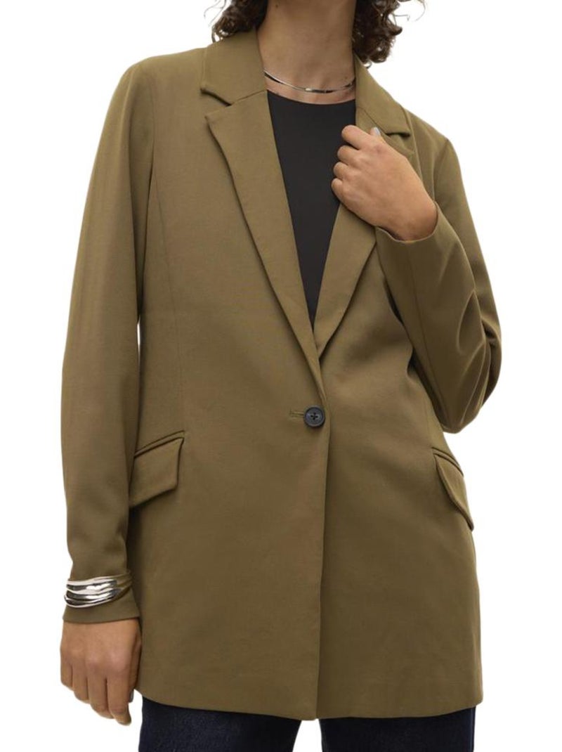 Blazer Femme Vero Moda Vert kaki clair - Kiabi