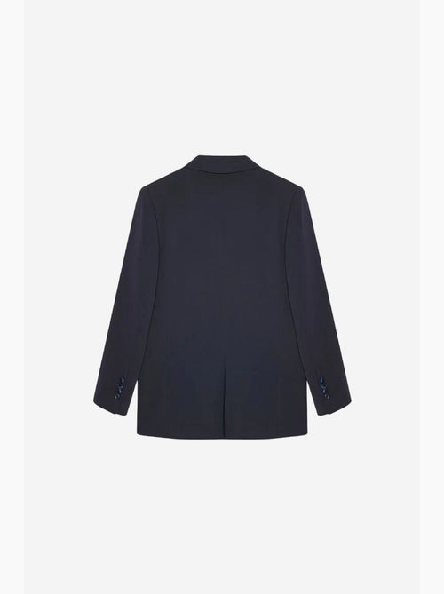 Blazer long oversize en crêpe dilvin - Kiabi
