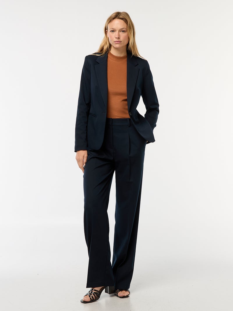 Blazer met lange mouw Blauw - Kiabi