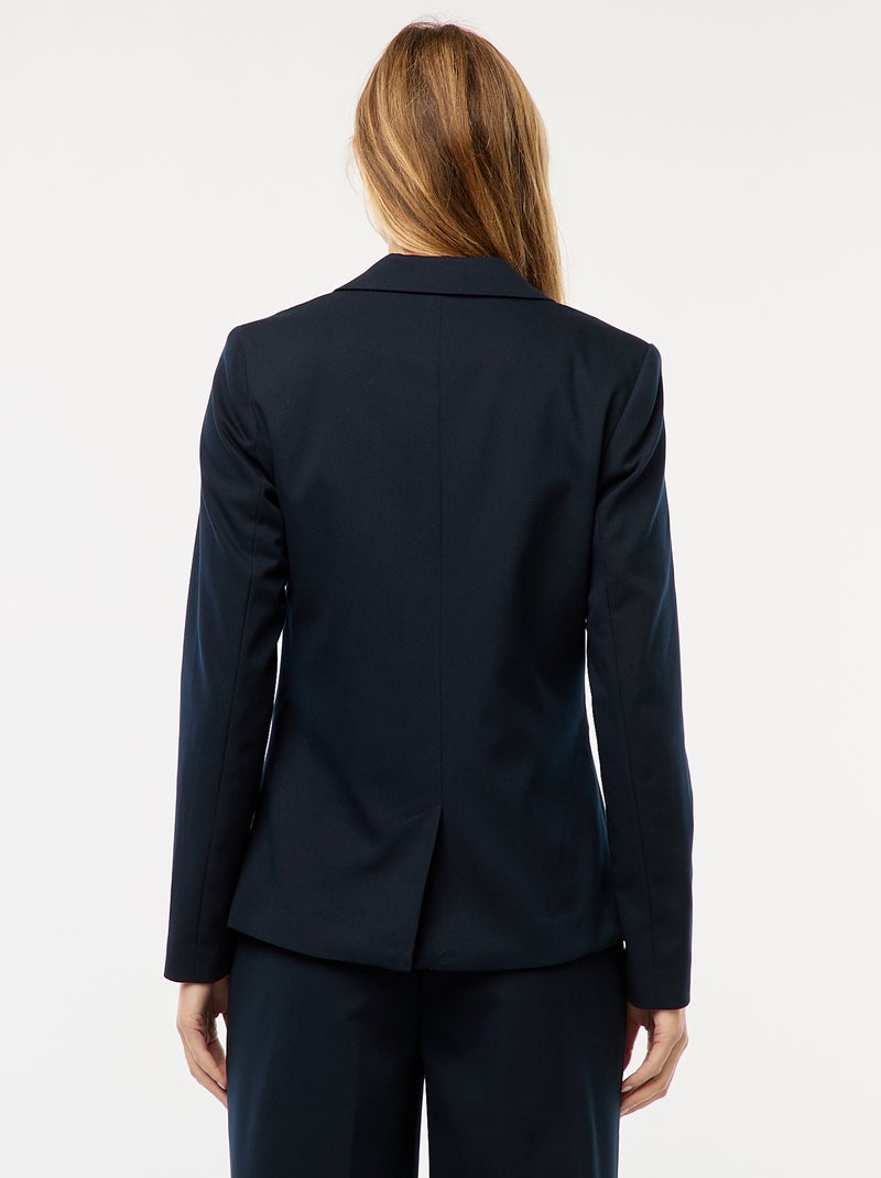 Blazer met lange mouw Blauw - Kiabi