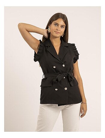 Blazer sans manches uchena