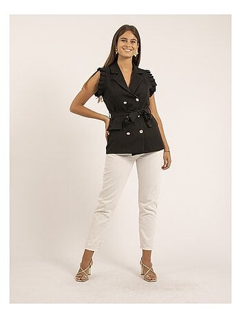 Blazer sans manches uchena