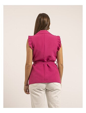Blazer sans manches uchena