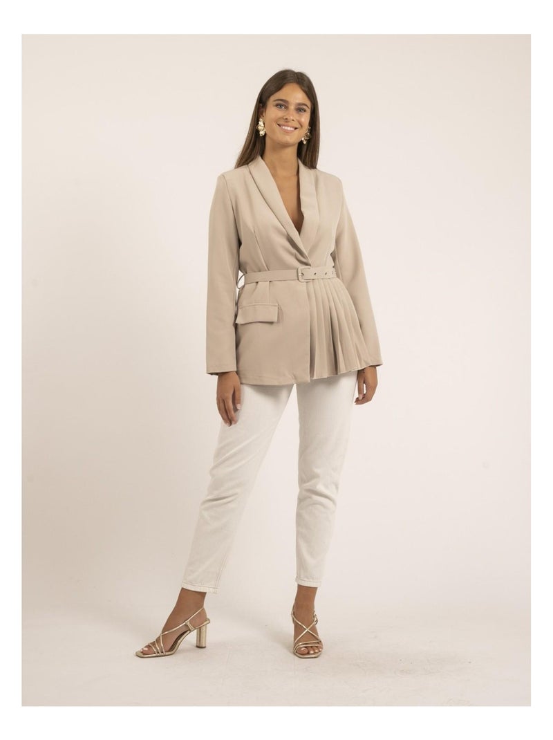 Blazer uxie Beige - Kiabi