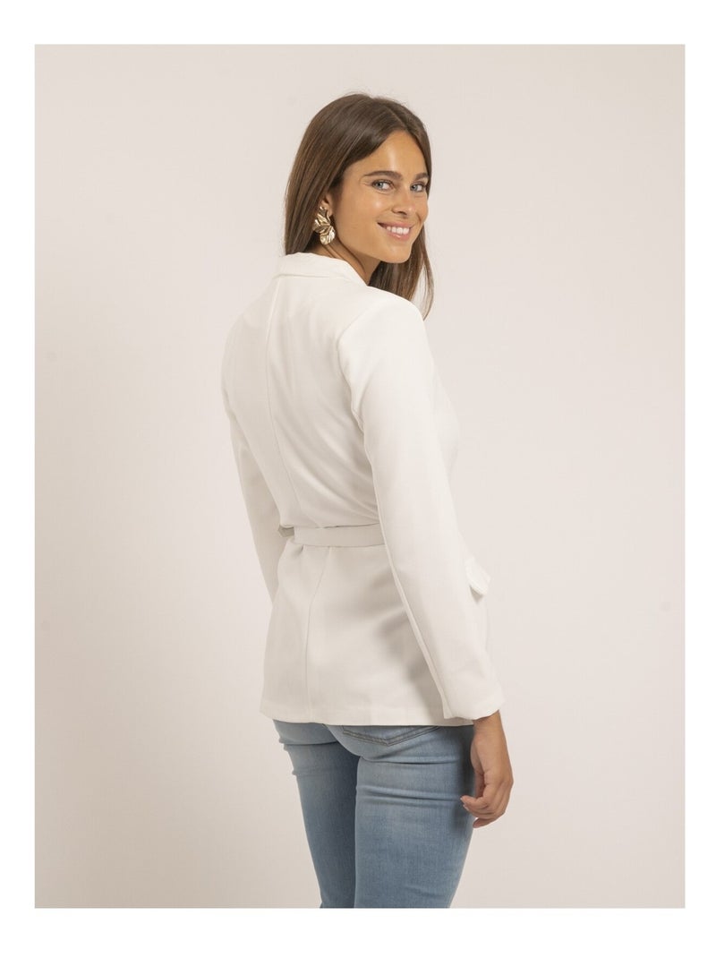 Blazer uxie Blanc - Kiabi