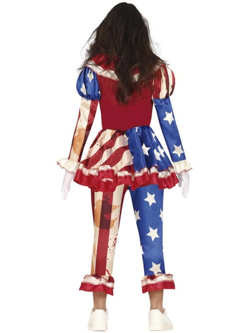 Bloedige Patriot Clown Kostuum - Kiabi