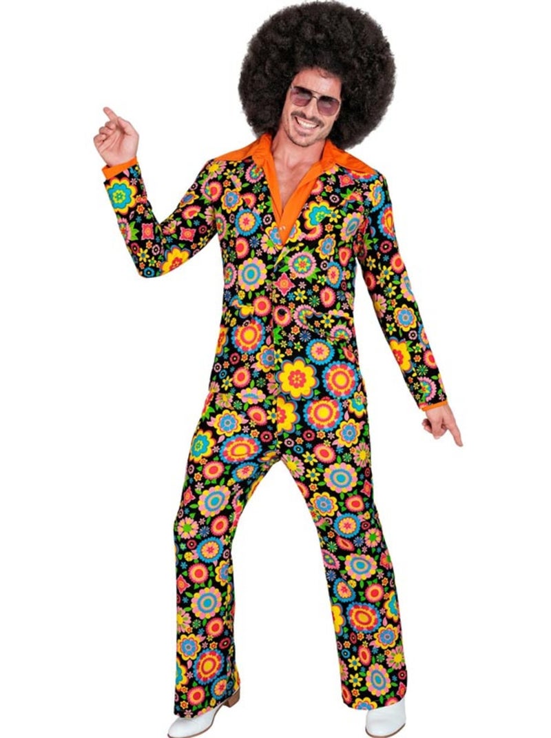 Bloemen in de stijl van de jaren 60 Multicolor - Kiabi