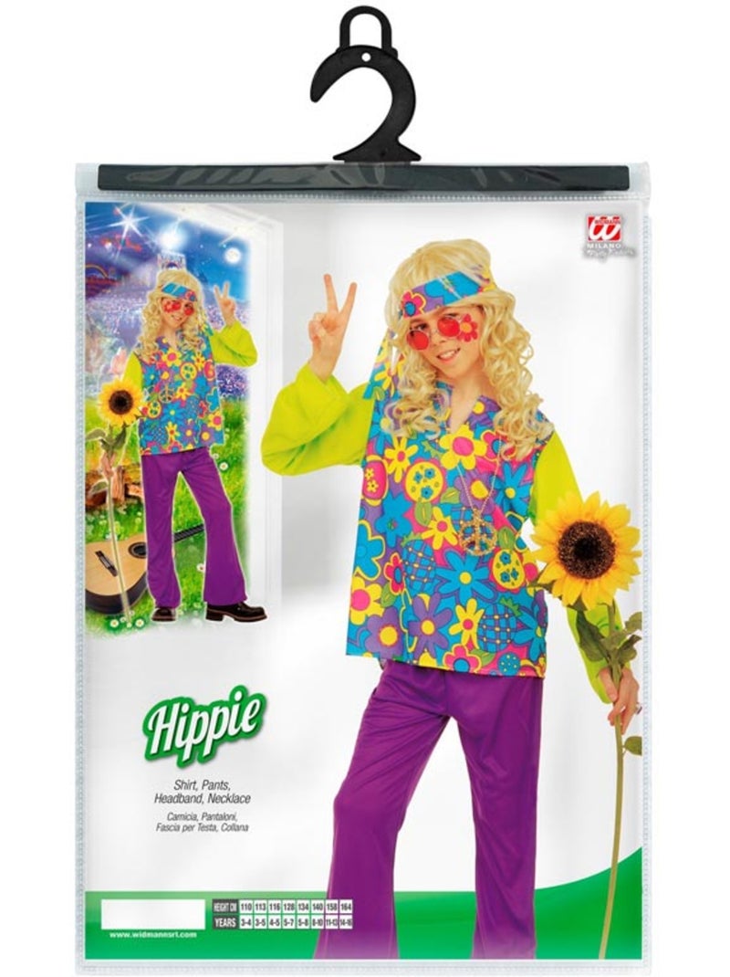 Bloemenhippiekostuum Multicolor - Kiabi
