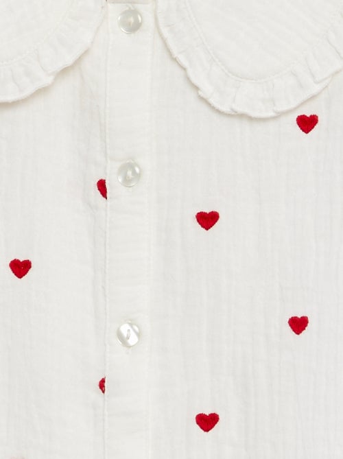 Bloesje van zachte, luchtige katoen - Kiabi