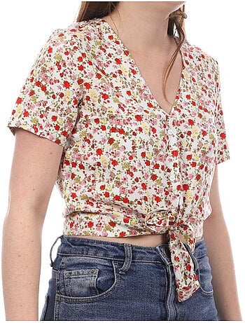 Blouse à fleurs Femme Vero Moda