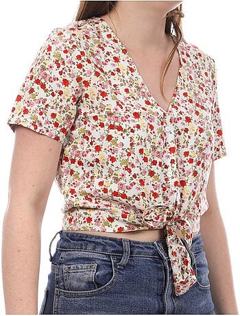 Blouse à fleurs Femme Vero Moda