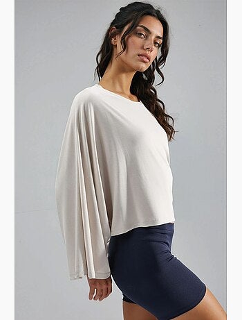 Blouse ample à col bateau busem