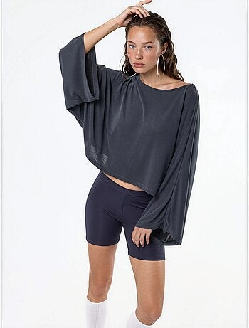 Blouse ample à col bateau busem