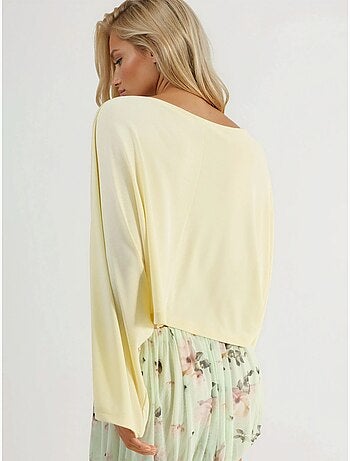 Blouse ample à col bateau busem