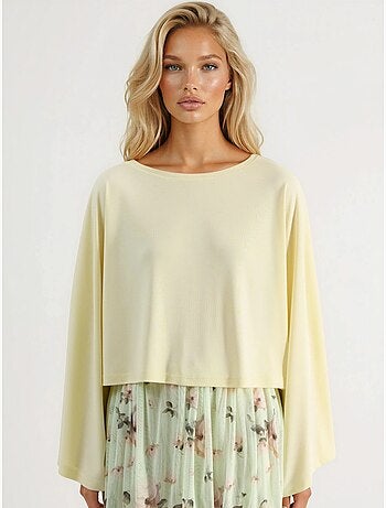 Blouse ample à col bateau busem