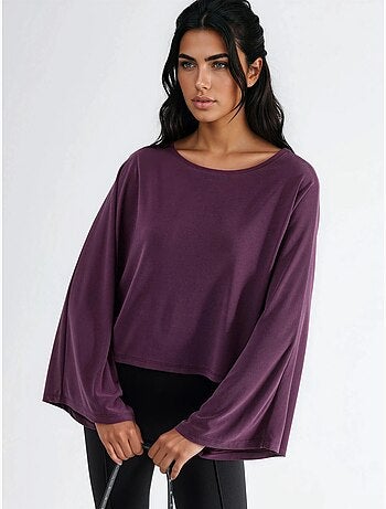 Blouse ample à col bateau busem