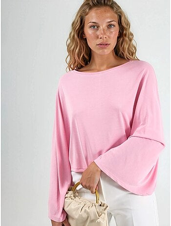 Blouse ample à col bateau busem