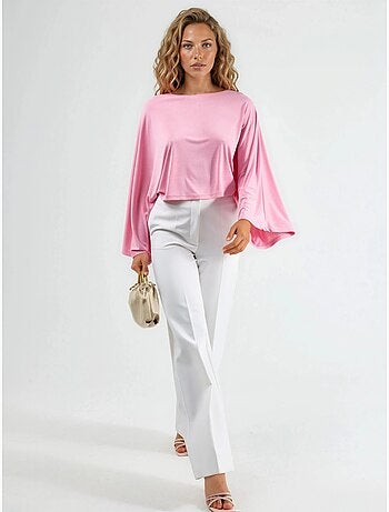 Blouse ample à col bateau busem