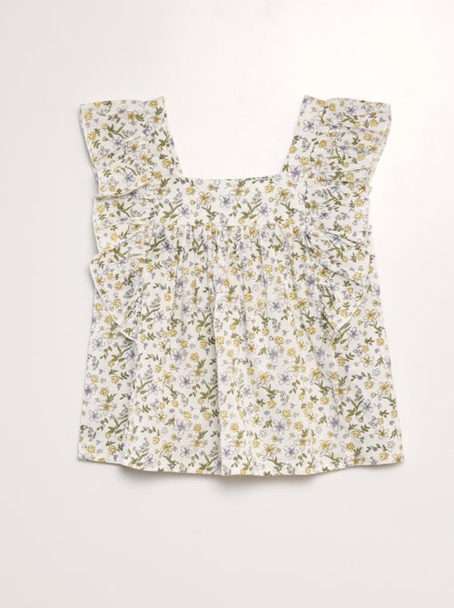 Blouse avec broderie - Kiabi