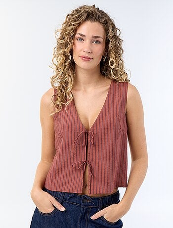 Blouse avec nœuds