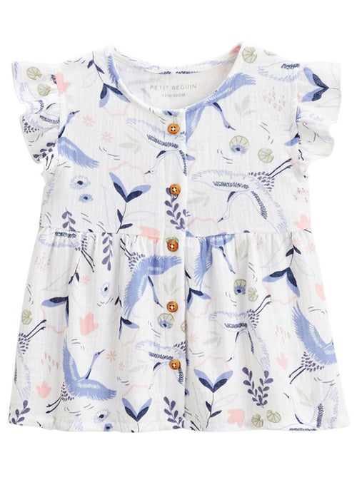 Blouse b?b? en gaze de coton Tiana - Kiabi Blouse b?b? en gaze de coton Tiana - Kiabi