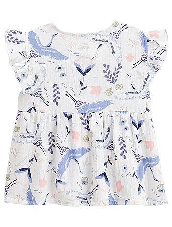 Blouse bébé en gaze de coton Tiana