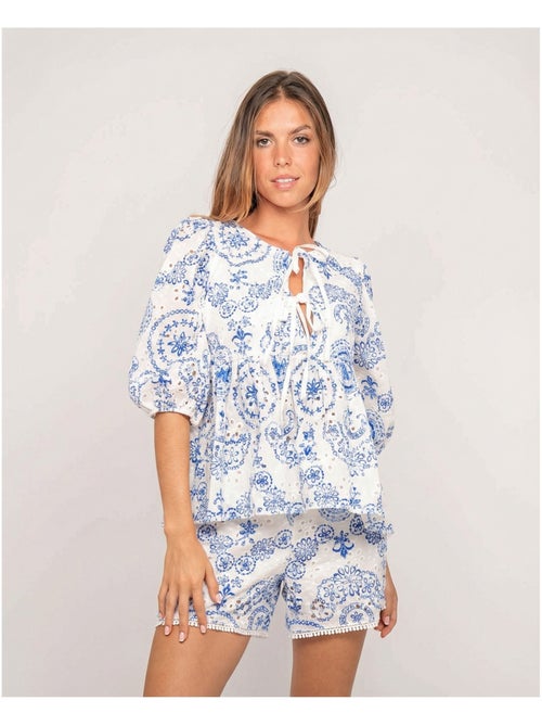 Blouse broderie OCTANA - Kiabi