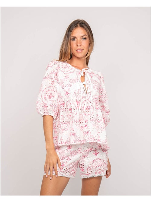 Blouse broderie octana - Kiabi Blouse broderie octana - Kiabi