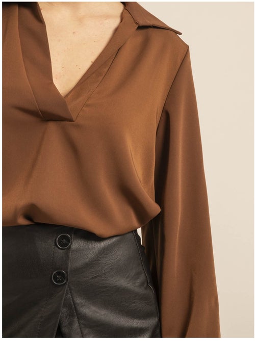 Blouse col v olonie - Kiabi