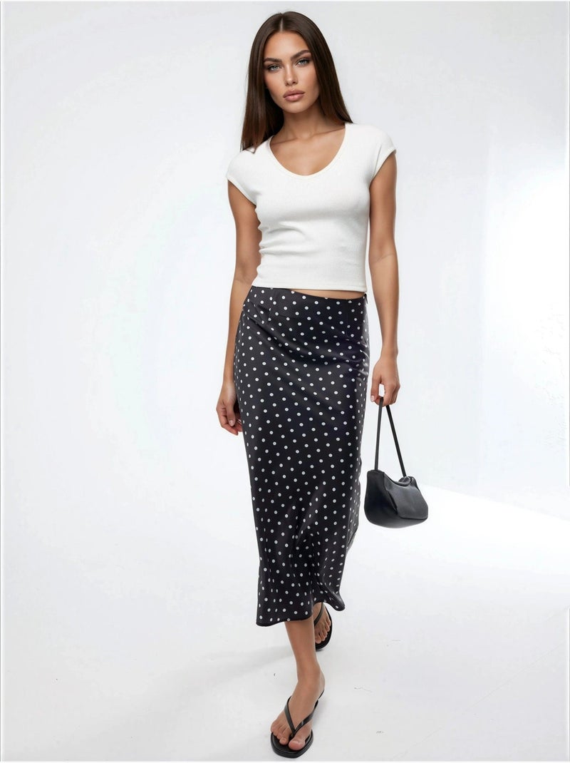 Blouse côtelée à col v busem Blanc - Kiabi
