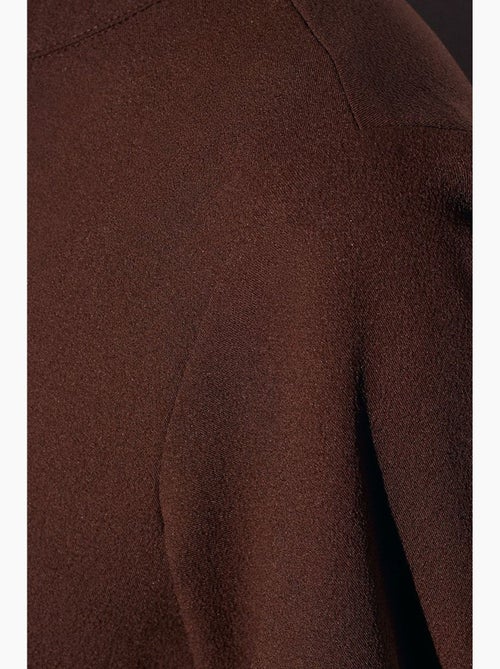 Blouse crêpe mao kraag dilvin - Kiabi