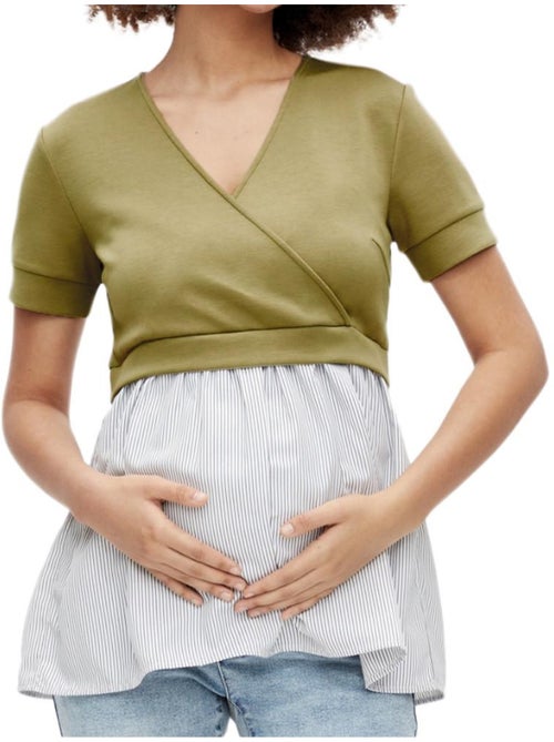 Blouse de grossesse et allaitement Femme Mamalicious - Kiabi Blouse de grossesse et allaitement Femme Mamalicious - Kiabi