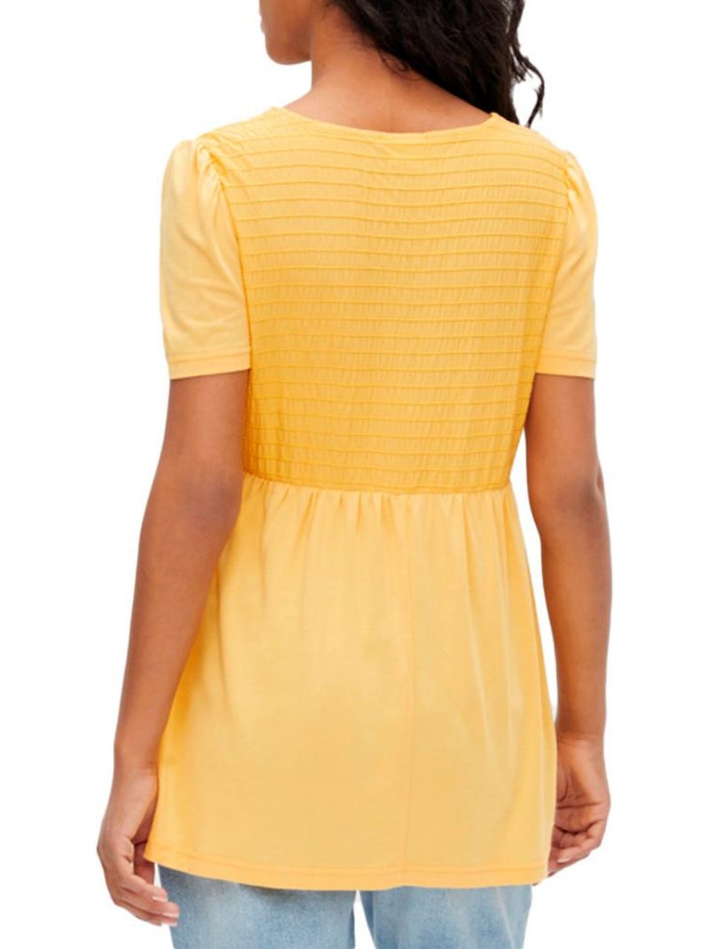 Blouse de Grossesse Femme Mamalicious Jaune - Kiabi