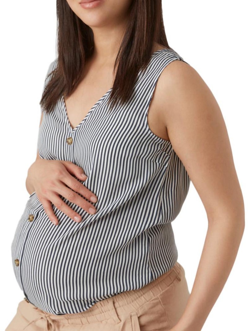 Blouse de Grossesse Femme Vero Moda Marternity Noir - Kiabi