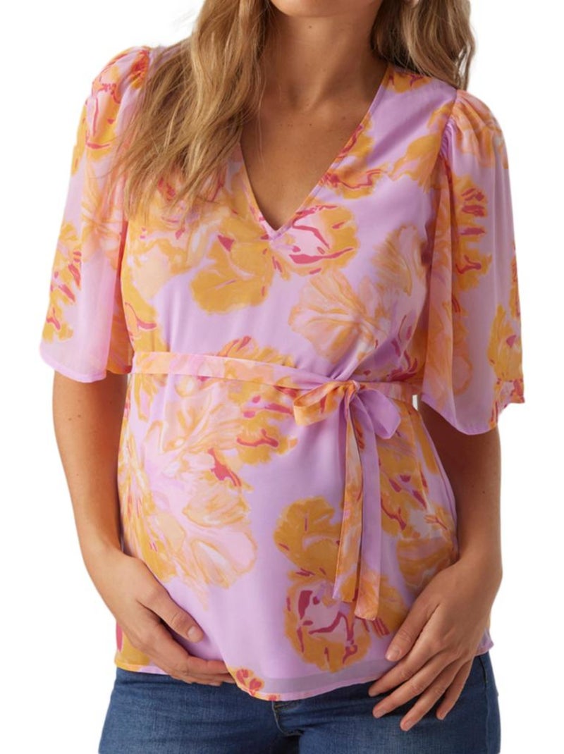 Blouse de Grossesse Femme Vero Moda Maternity Violet - Kiabi