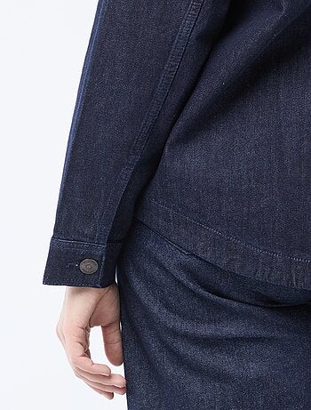 Blouse droite en denim