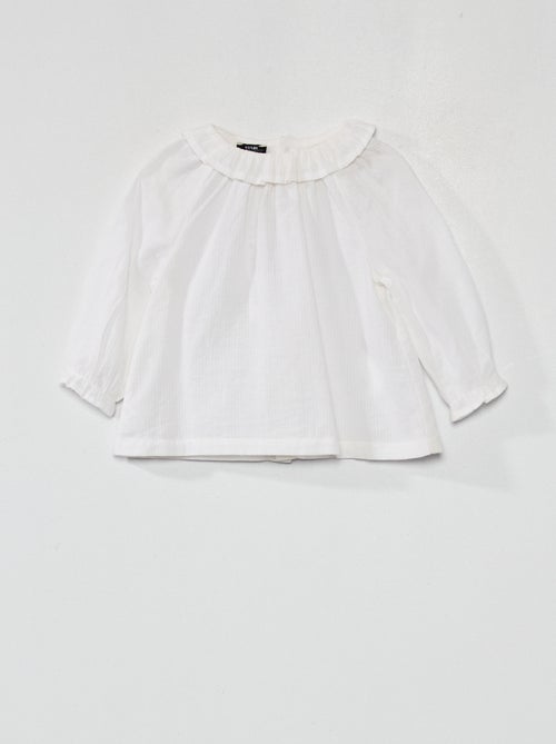 Blouse en coton - Kiabi