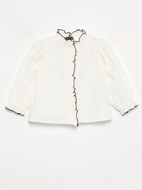Blouse en dobby - Kiabi