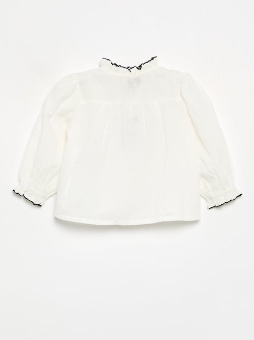 Blouse en dobby - Kiabi