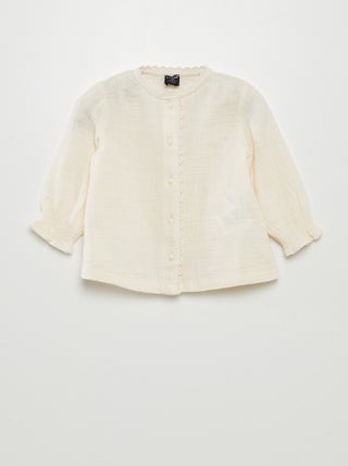 Blouse en gaze de coton