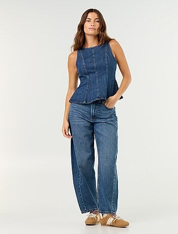 Blouse en jean sans manches