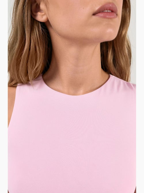 Blouse en maille sans manches à col bateau busem - Kiabi